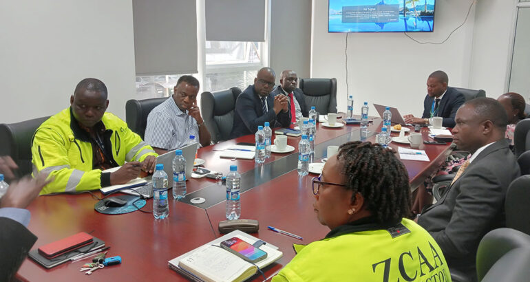 MALAWI CIVIL AVIATION AUTHORITY IN ZAMBIA FOR BENCHMARKING VISIT TO THE ZAMBIA CIVIL AVIATION AUTHORITY